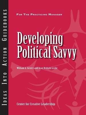 cover image of Developing Political Savvy